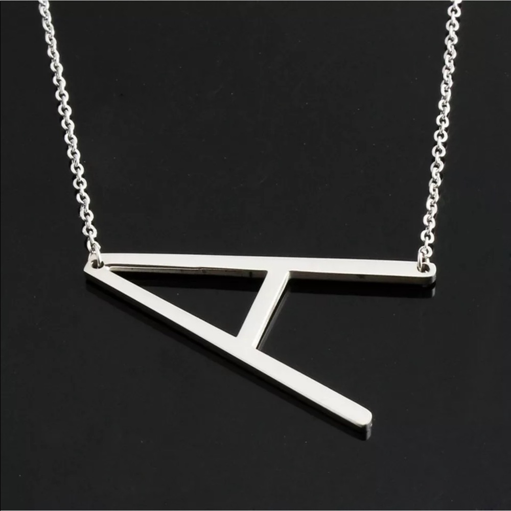 Initial “A” Necklace